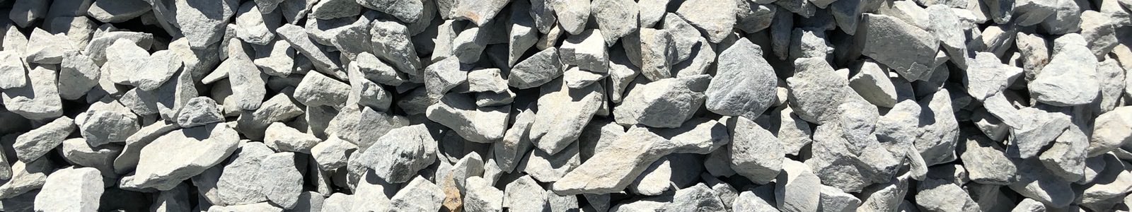 crushed rock at a landscape material supply yard in stockton, ca